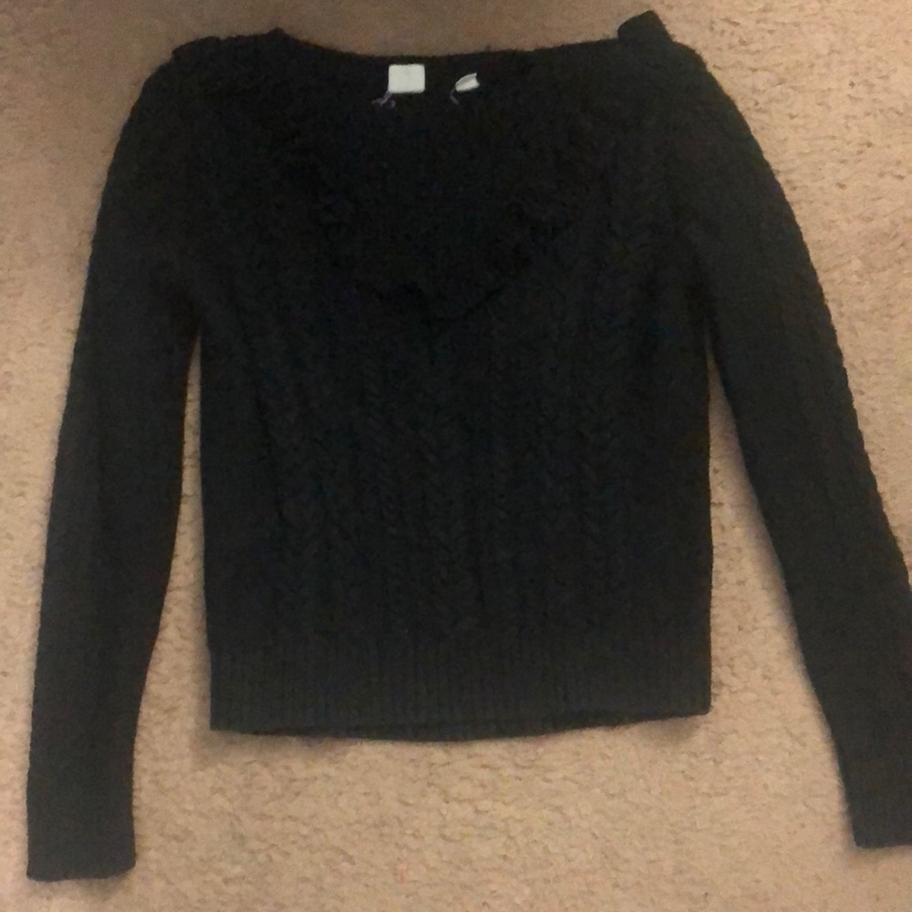 Black 100% cotton kids GAP sweater size 12